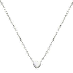 Heart shaped pendant necklace 925 sterling silver